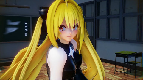 【MMD】 放课后的小暗 LUPIN 金色暗影 60fps